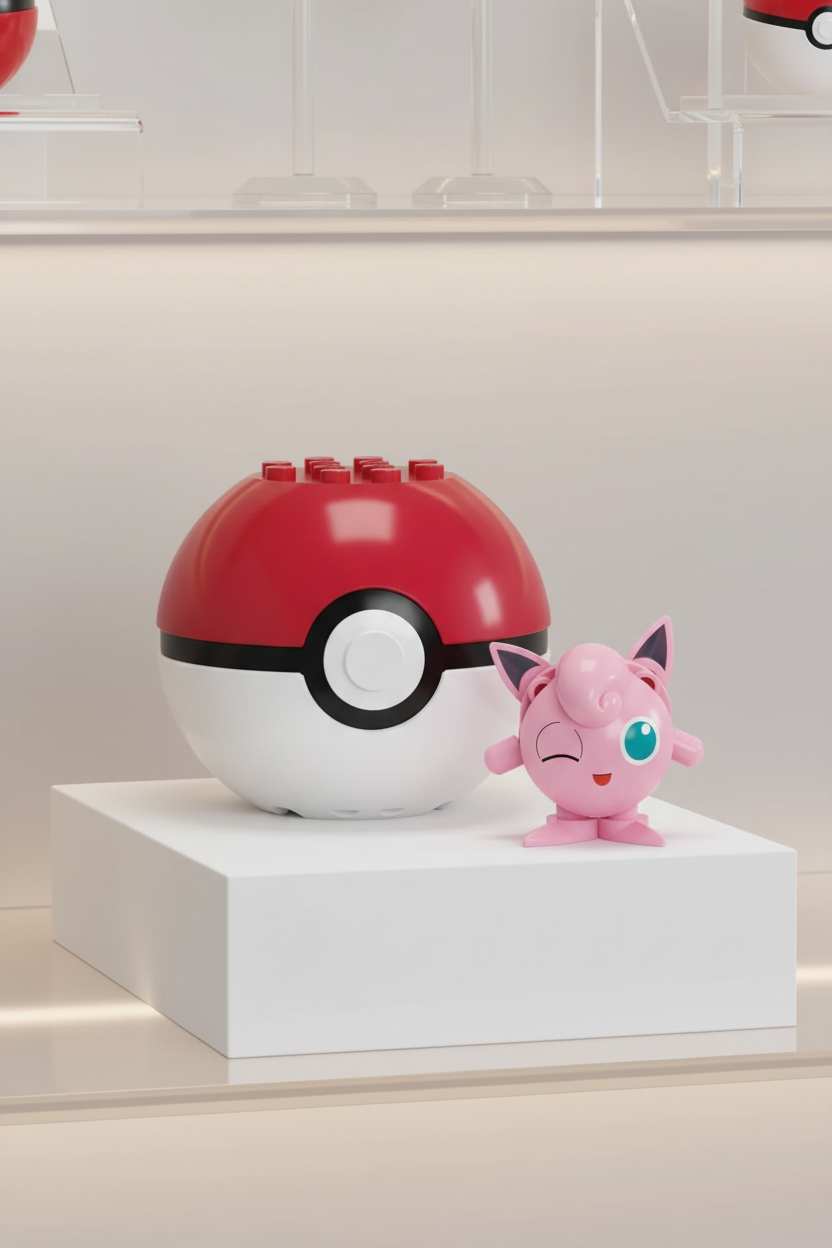 MEGA Pokemon Jigglypuff Building Toy Kit - 20pc