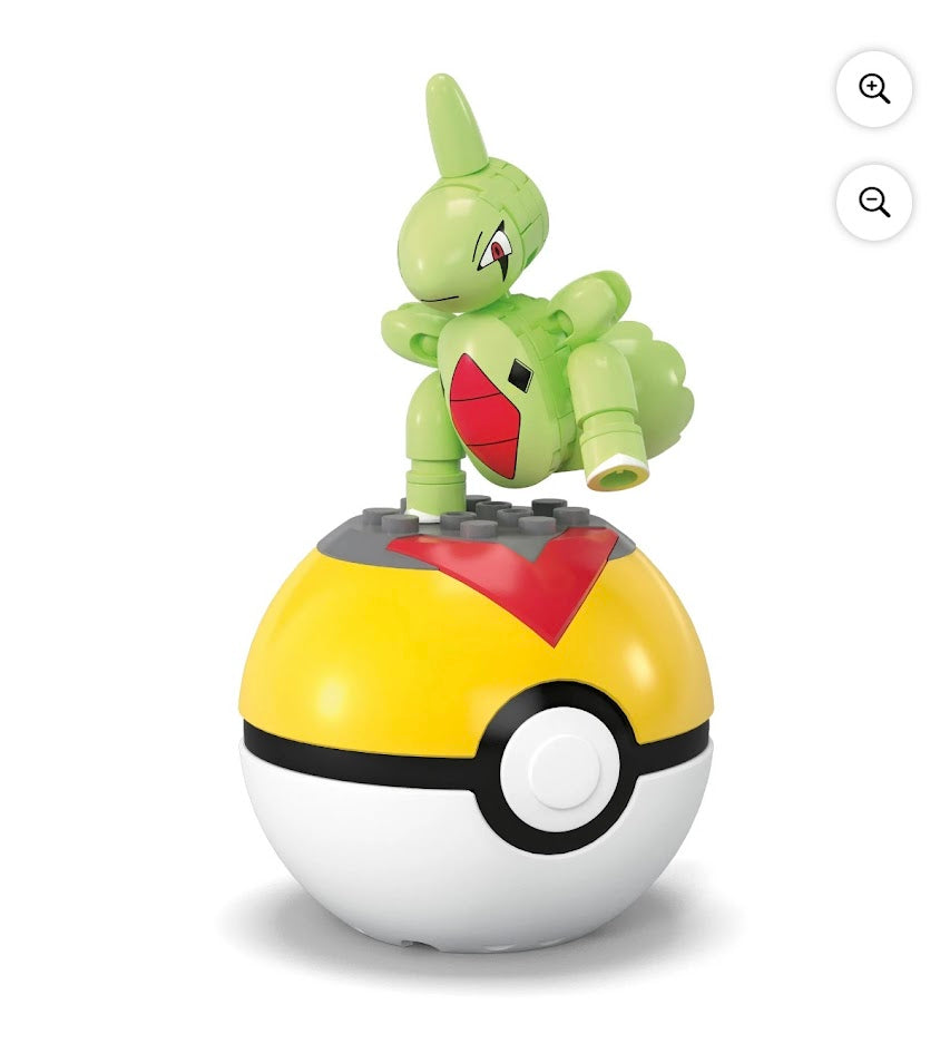 Mega Pokémon Larvitar Poké Ball Building Set #23 – 29 PCS Collectible Figure Kit